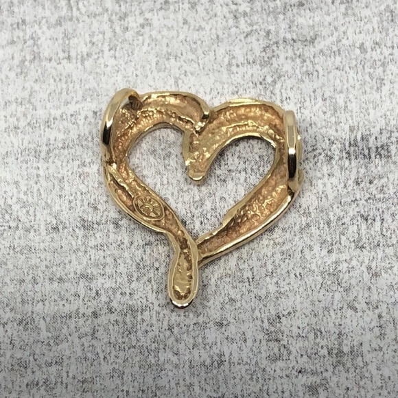 Vintage solid 14k gold makers mark 2.7g pendant only for necklace. - Picture 2 of 6